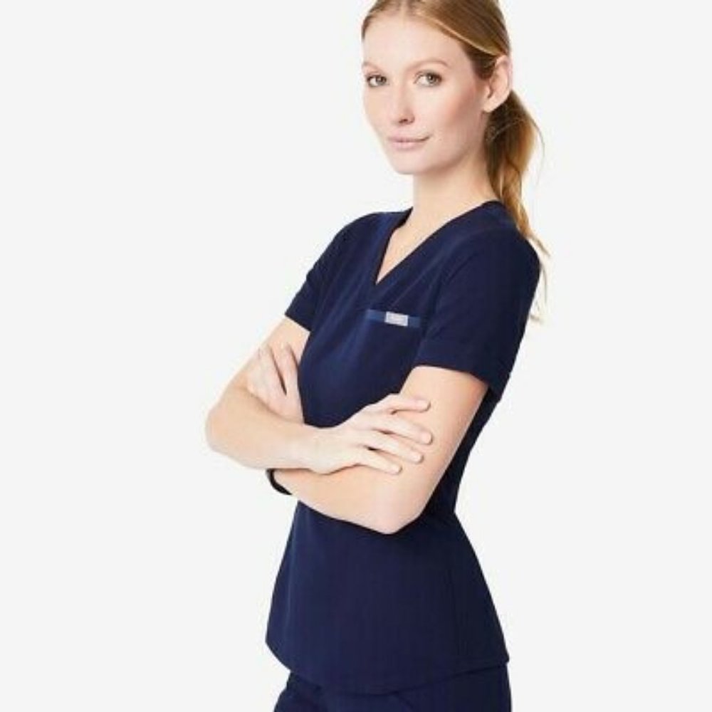 Figs Zinga 2.0 Scrub Top Small